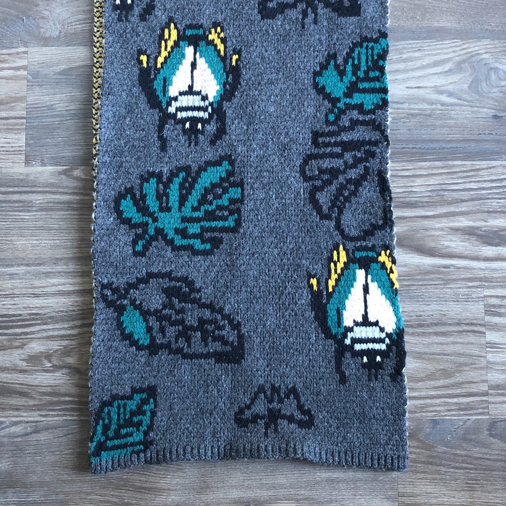 Demylee x J Crew Toucan Print Wool Scarf - Picture 8 of 14